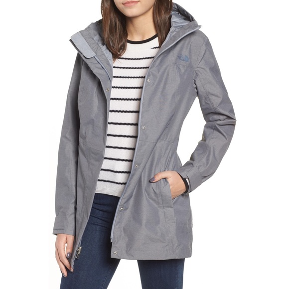 NORTH FACE City Midi Waterproof Trench Raincoat S - Picture 1 of 7